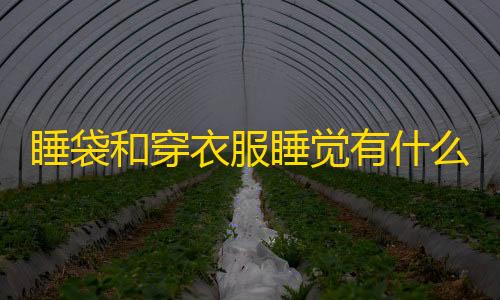 暗区突围辅助卡盟睡袋和穿衣服睡觉有什么区别
